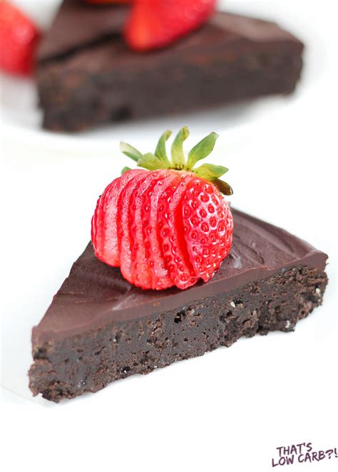 Flourless Chocolate Cake - Keto Cake - That's Low Carb!?