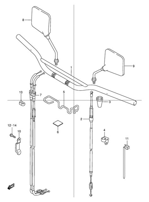 Handlebar for 1998 Suzuki DR250 | sales region, , 11474127-722635