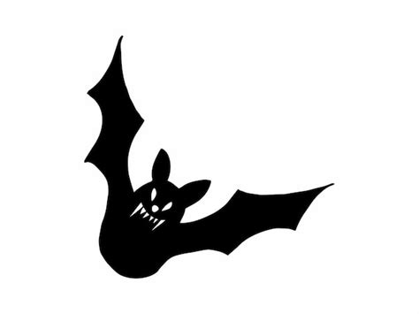 Premium Vector | Halloween bat silhouette illustration