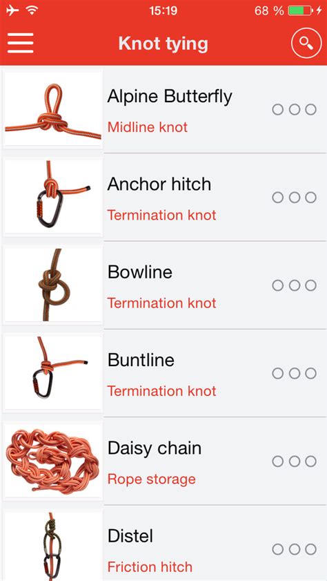 Knot Tying - Climbing Arborist. Video Instruction How to tie a Knot (ios)