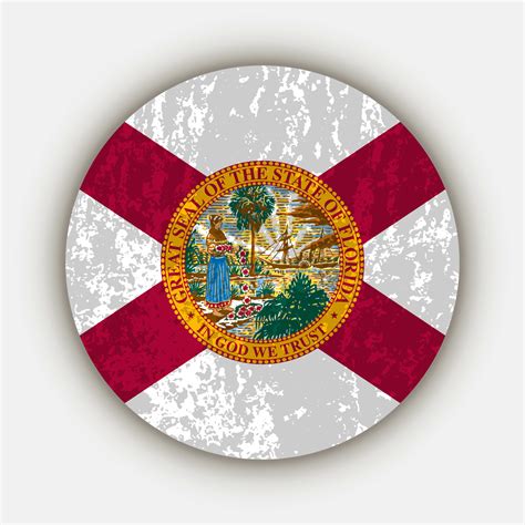 Florida state flag. Vector illustration. 13912765 Vector Art at Vecteezy