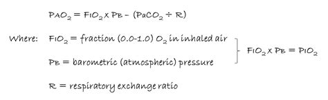 Alveolar Gas Equation