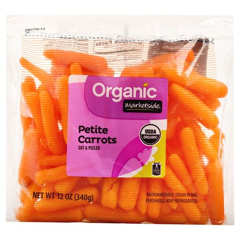 Organic Petite Carrots, 12 Oz Bag - Walmart.com