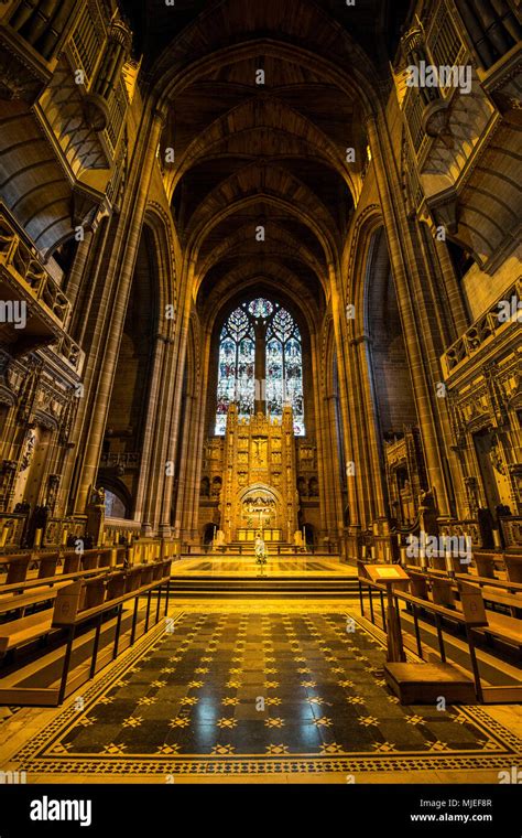 Europe, England, United Kingdom, Liverpool - Liverpool Cathedral Stock ...