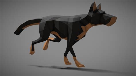 Low Poly Dog - Buy Royalty Free 3D model by Kyan0s [031a59b] - Sketchfab Store