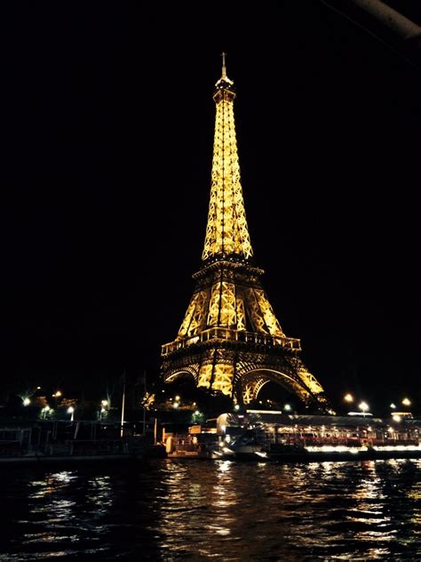 The view of The Eiffel Tower from our river cruise on the Seine at The ...