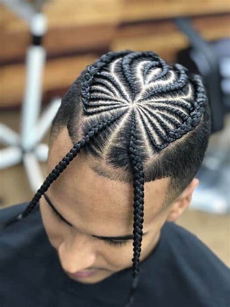 Cornrow Black Men Long Hairstyles Braids - img-mayonegg