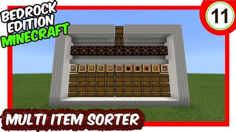 Multi Item Sorter w/ Status Bar [Minecraft Bedrock Edition] https ...