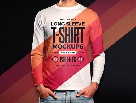 22 Long Sleeve Shirt Mockup Templates 2022 - Colorlib