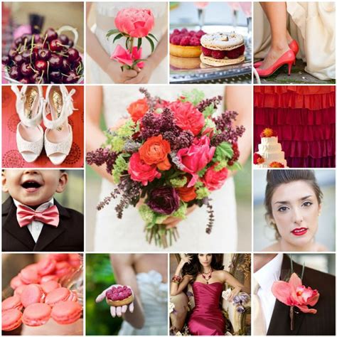 coral and raspberry wedding | Raspberry wedding, Peach wedding, Wedding inspiration