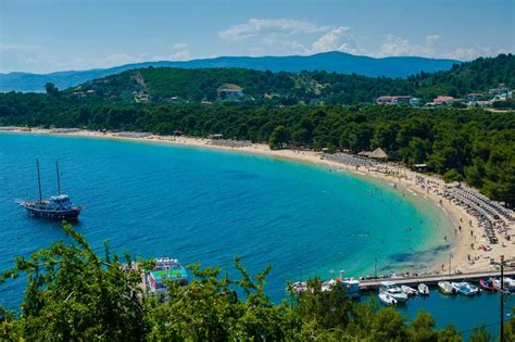 Beach weather in Koukounaries Beach, Skiathos, Greece in December