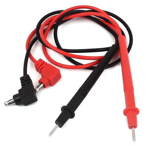 Banana Plug Digital Multimeter Probe Test Tester Leads Red Black Pair - Walmart.com