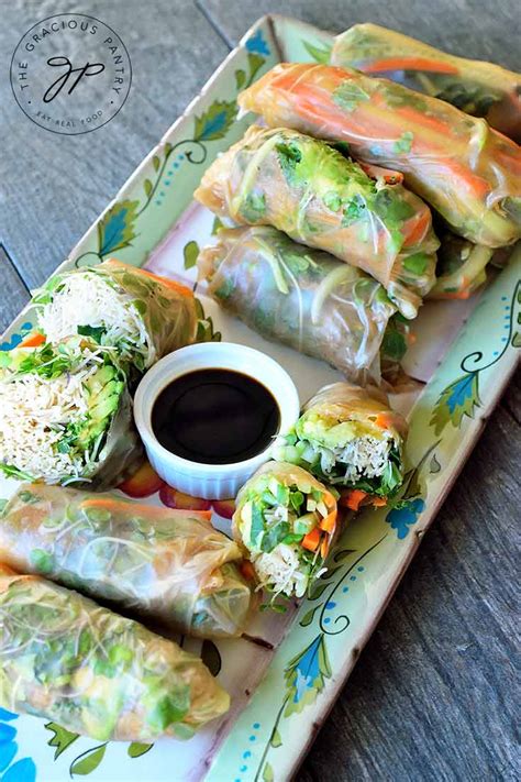 Spring Roll Recipe / Spring Rolls Dinner Then Dessert : Smaller rice ...