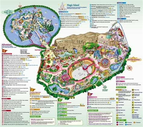 Lotte World | Lotte world, Theme park map, Korea travel