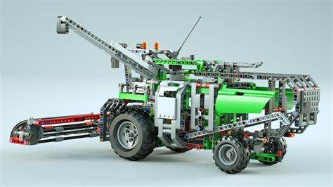 LEGO Combine Harvester 3D model | CGTrader