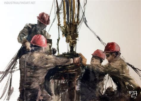 Oilfield Paintings | Oil and Gas Art | Industrial Fine Art