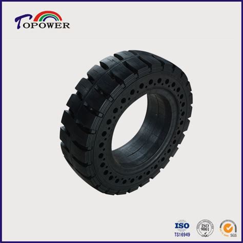 China Forklift Solid Tires with Side Hole Manufacturers and Suppliers ...