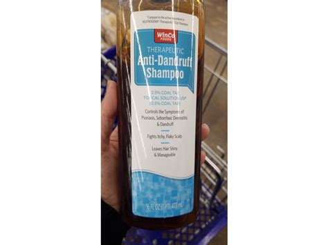 WinCo Anti-Dandruff Shampoo with 2.5% Coal Tar Ingredients and Reviews