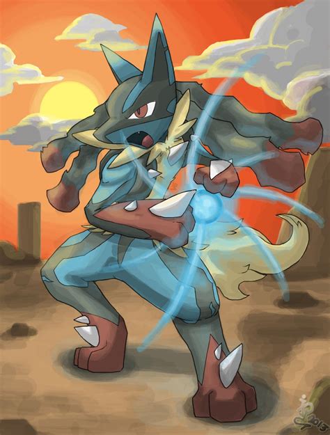 Mega Lucario by IqbalPutra.deviantart.com on @deviantART Pokemon Human Form, Ash Pokemon ...