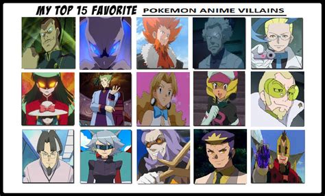 My Top 15 Pokemon Anime Villains (Gen I-VII) by TheDeviousDude on DeviantArt