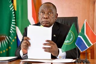 President Cyril Ramaphosa addresses virtual conference on … | Flickr