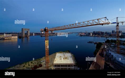 Amsterdam Skyline at sunset Stock Photo - Alamy