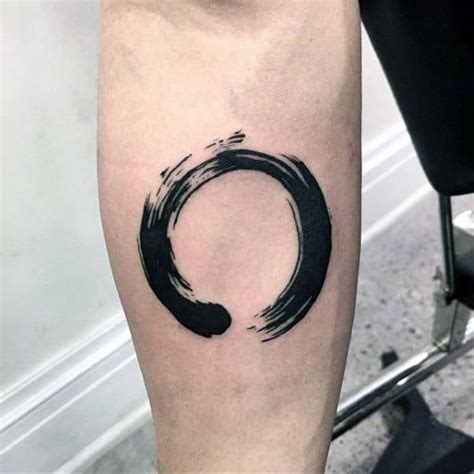 60 Enso Tattoo Designs For Men - Zen Japanese Ink Ideas