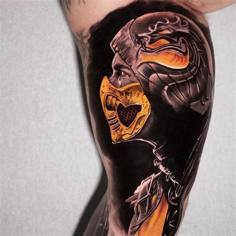 Scorpion tattoo | Mortal kombat tattoo, Cool tattoos, Tattoos