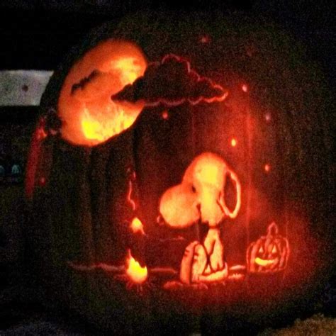 Woodstock and snoopy pumpkin carving – Artofit