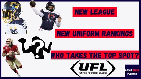 Ranking the UFL uniforms from BEST to WORST! (This may surprise you ...