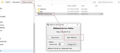 Tutorial Install Mikhmon di Windows - D-TECHKU