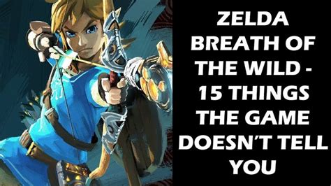 The Legend of Zelda Breath of The Wild: 15 Secrets, Easter Eggs And ...