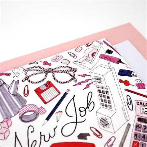 New Job Congratulations Card By Jacqueline Colley | notonthehighstreet.com