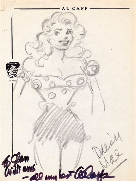 LI'L ABNER AL CAPP | CAPP, AL Original Art SIGNED. Li'l Abner, Daisy Mae and Mammy Yokum