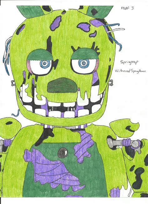 William Afton (Springtrap) | Fnaf dibujos, Fnaf, Dibujos de foxy