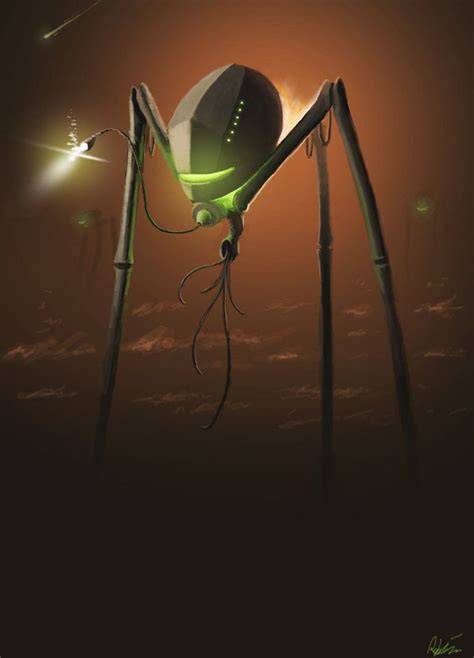 Martian Fighting Machine | War of the worlds, War machine, Sci fi art