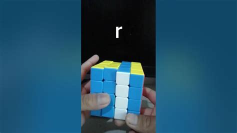 Notation Rubik's cube 4x4 (part 1) - YouTube