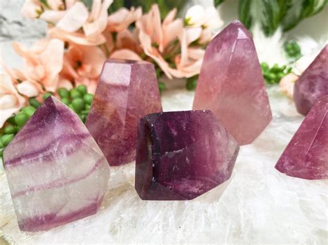 Pink Purple Fluorite Geometric Crystals from China