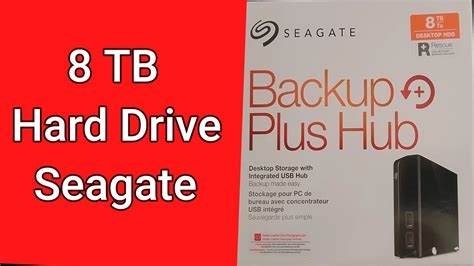 Seagate Backup Hub Plus STEL8000200 8 TB review - YouTube