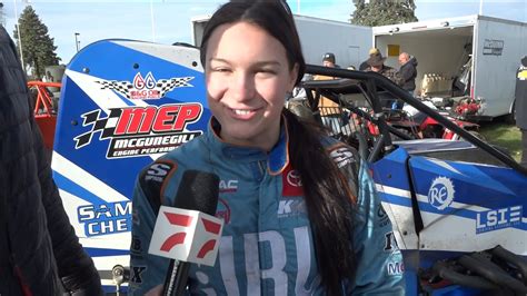 USAC Racing - Kaylee Bryson Racing takes us through her historic USAC Silver Crown performance ...