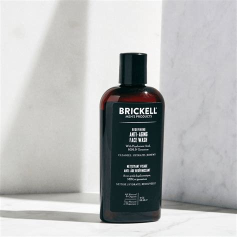 The Best All Natural Anti Aging Face Wash For Men | Brickell Men's Products