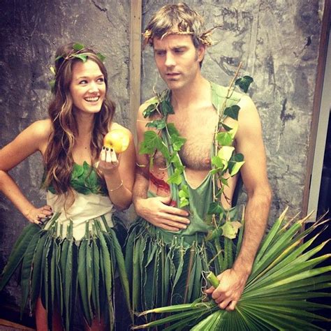 Adam and Eve ... or Roar couple | Eve costume, Biblical costumes, Adam ...