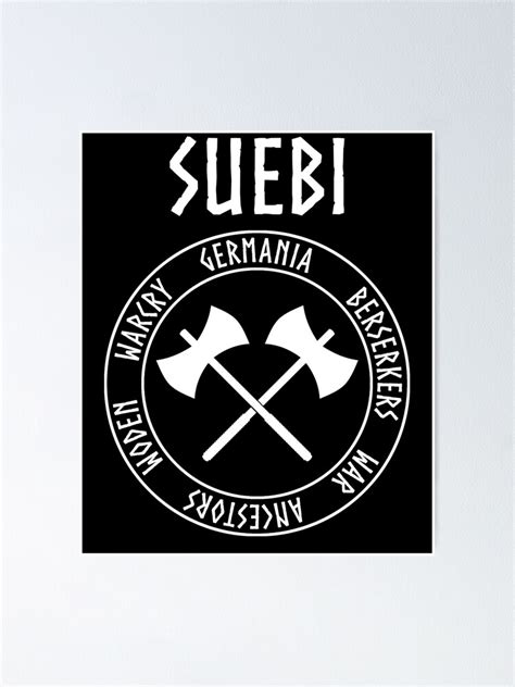 "Suebi Ancient Germanic Tribe" Poster by WarlordApparel | Redbubble