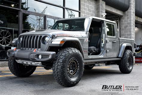 Jeep Gladiator with 17in Black Rhino Carbine Wheels exclusively from ...