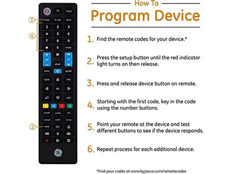 GE Universal Remote Control