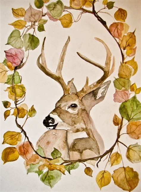 27 best Watercolor Deer images on Pinterest | Deer, Watercolor animals and Watercolor deer