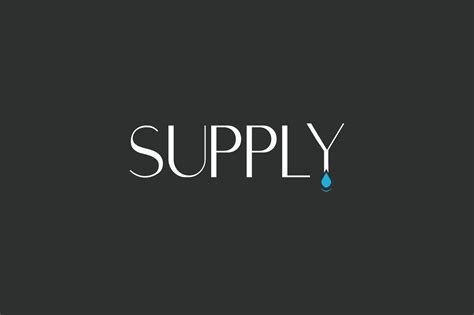 supply logo wordmark, logo design 21499218 Vector Art at Vecteezy