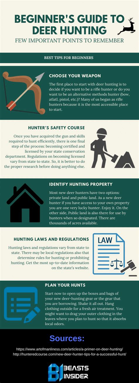 Beginner’s Guide to Deer Hunting [Infographic] | Techno FAQ