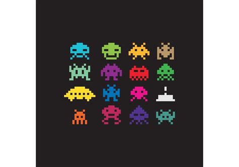 Pixel Vector Space Invaders 82970 - Download Free Vectors, Clipart Graphics & Vector Art