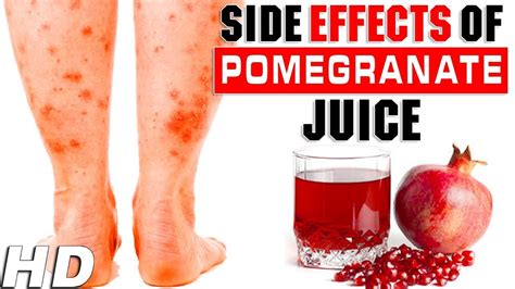 Pomegranate Juice Side effects | Pomegranate Side Effects Liver - YouTube